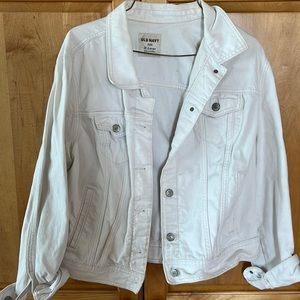 White denim jacket